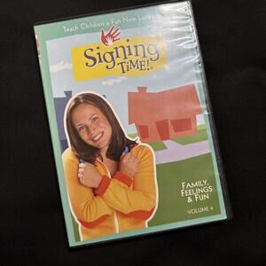 Signing Time Vol. 4 - Family, Feelings Fun (DVD, 2004)